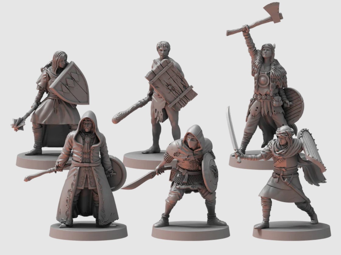 Unkindled Heroes Pack 2 Miniatures Pack - Steamforged Games