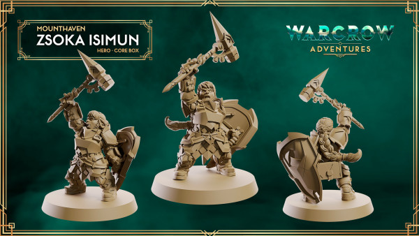 First Warcrow Mini Announced – Fantasy Dwarves Incoming!