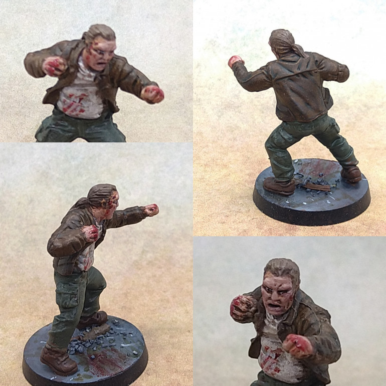 Arnold Greene. Using his fists to fight off zombies. The first rule of Bare Knuckle Zombie Fighting Club is... Well no one has been able to share the details as most of the them die before a fighting lodge gets established.