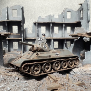 Beutepanzer (German, 'Captured Tank') T34/76.