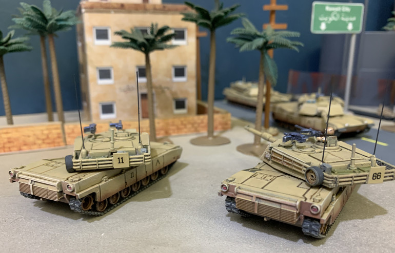 The back tactical ID panels are pre-IR panel, pre-2003 IFF panels. They didn't come with the kit, added with some very quick fabrication.