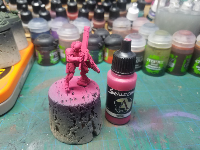 Base coat fuchsia by scale75 