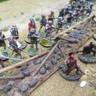 Colonial militia for crown or rebel forces