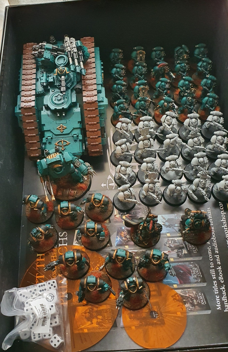Got to go and fix a few things on the painted ones. However they are game ready