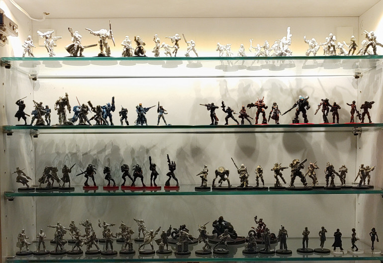 The current unpainted collection (minus all the stuff I haven't even assembled yet)