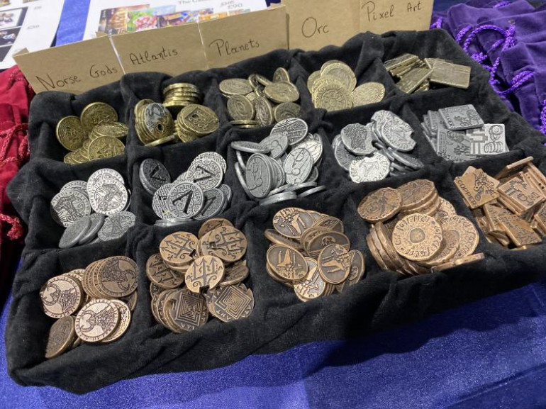 Metal Coins, Games & Tabletop Additions Over At Drawlab