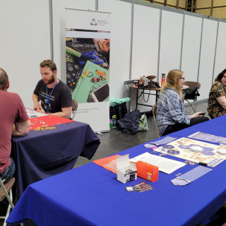 Interested In Games Design? Head On Over To The Canterbury Christ Church University Stall!