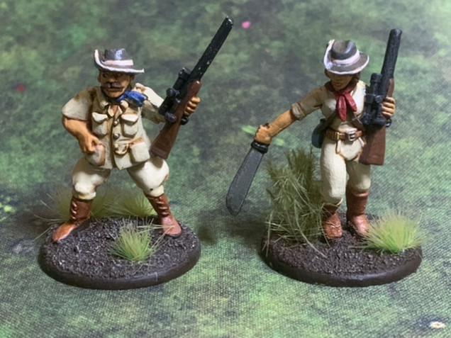 Minis from the Pulp Figures range