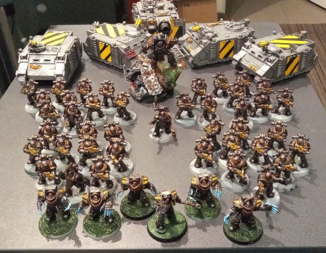 Most of the force pre basing.