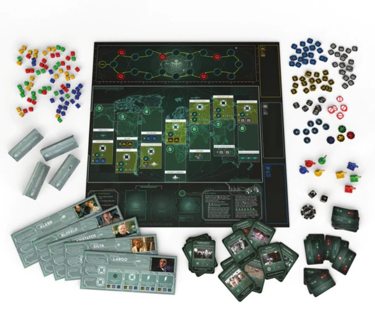 Board And Components Preview - SPECTRE The Board Game