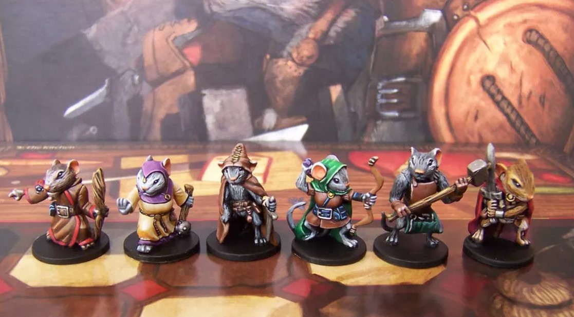 Painted Mouse Heroes - Mice And Mystics