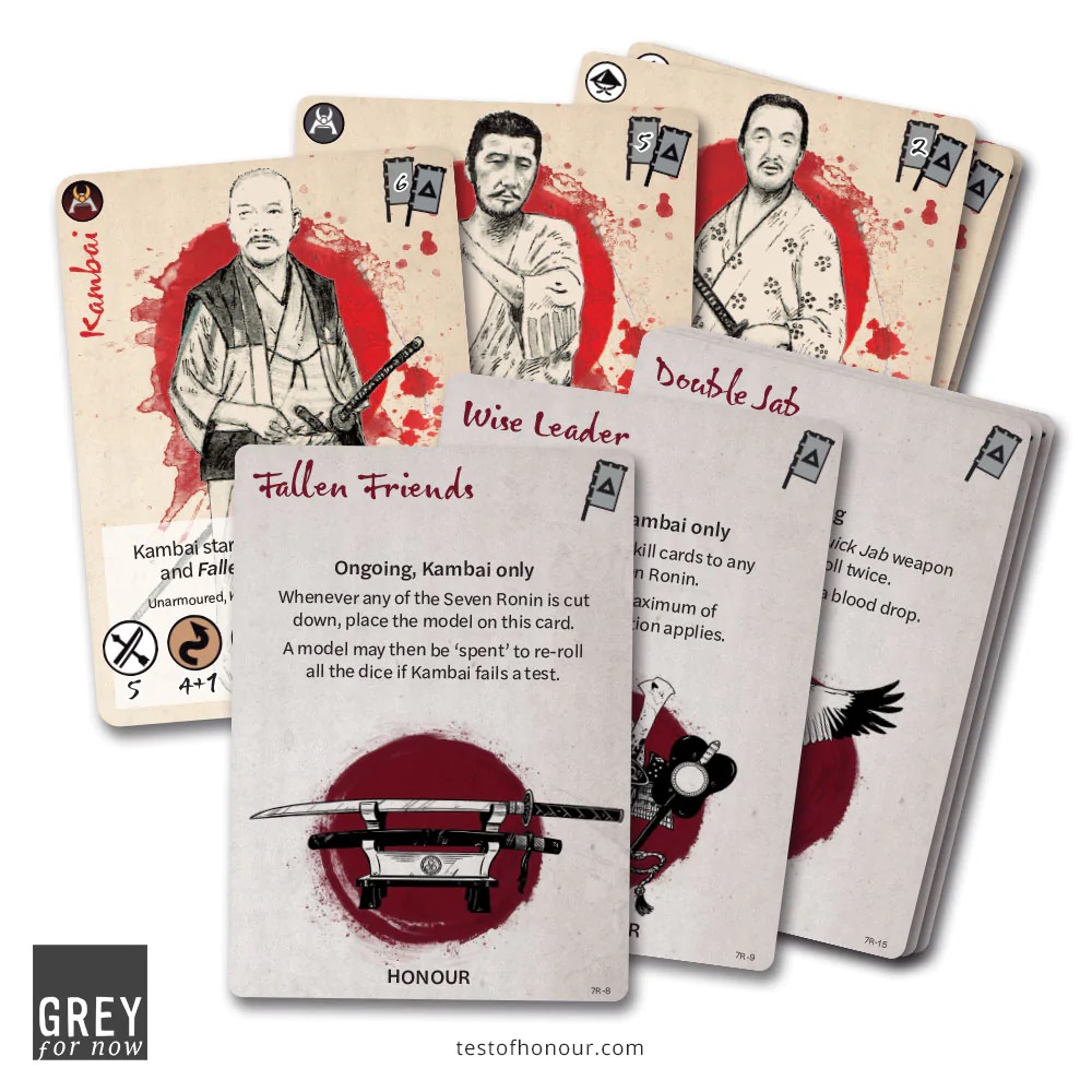 Seven Ronin Cards - Test Of Honour