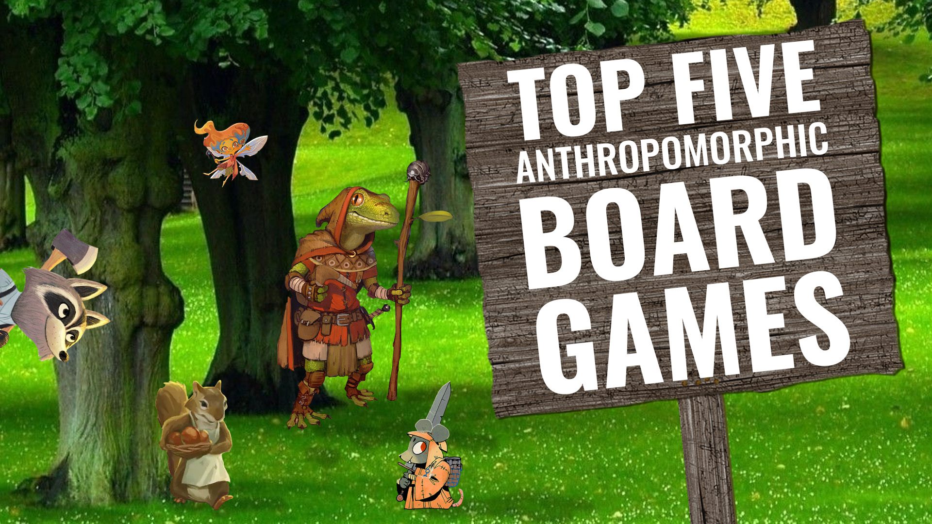 Top Five Anthropomorphic Board Games - Featured Image