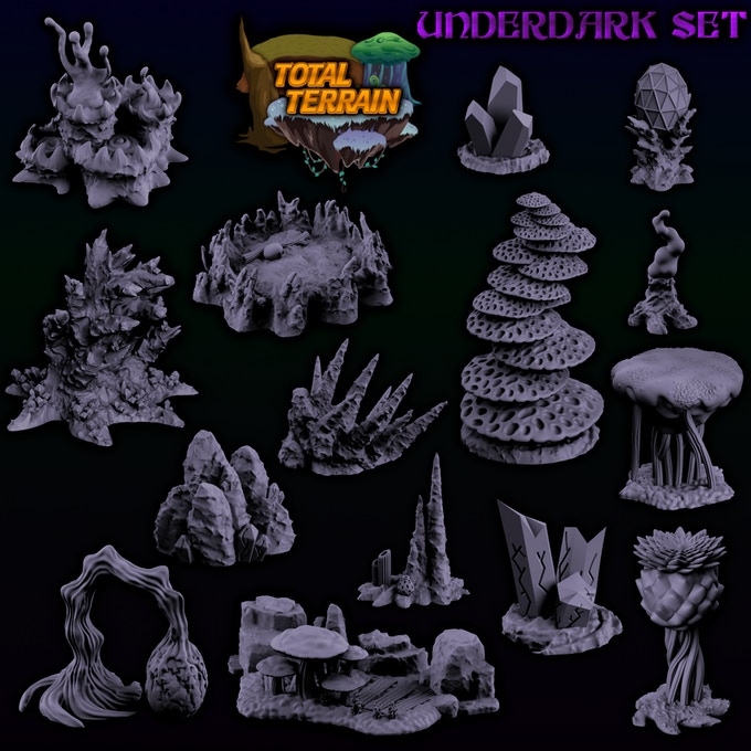 Underdark Set - Total Terrain Volume 2