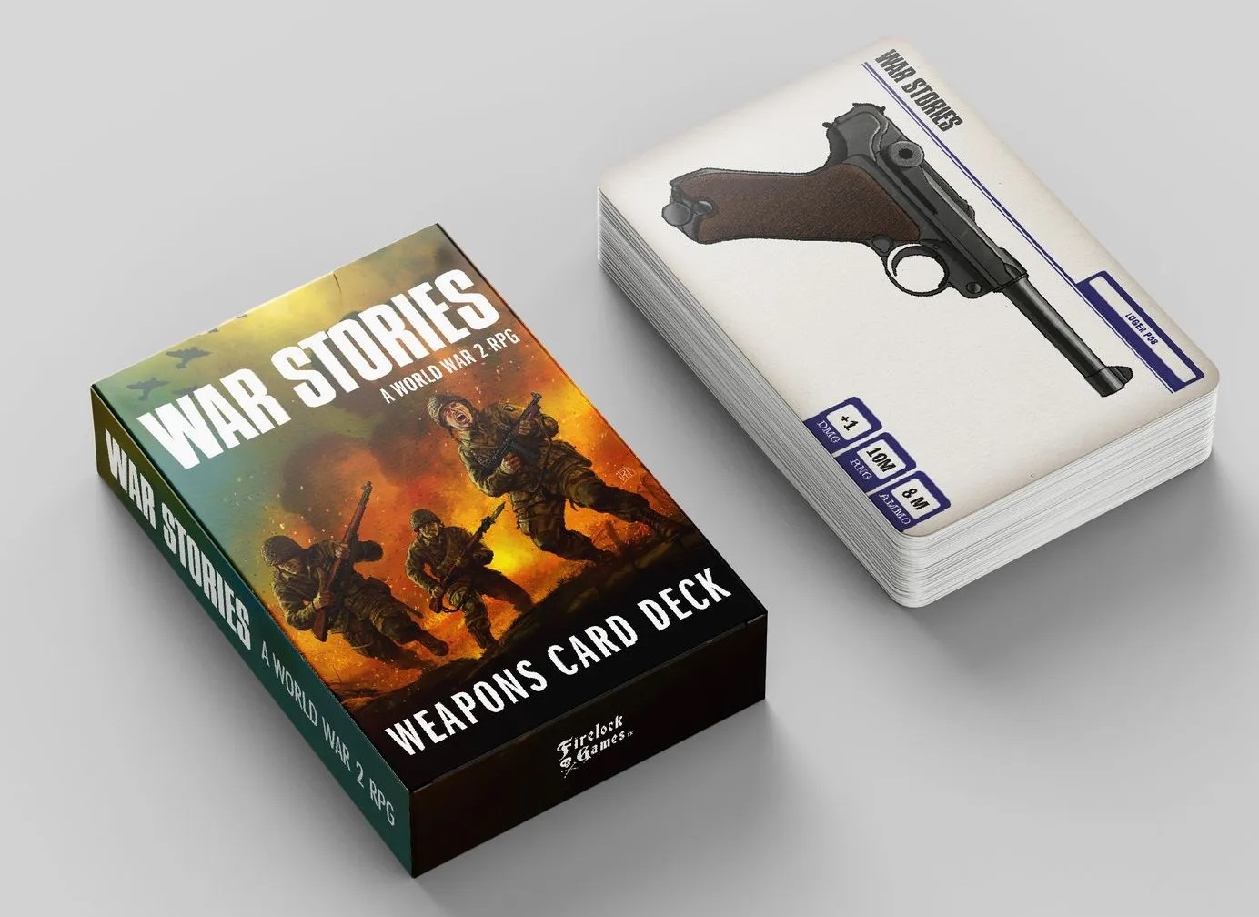War Stories Weapons Card Deck - Firelock Games