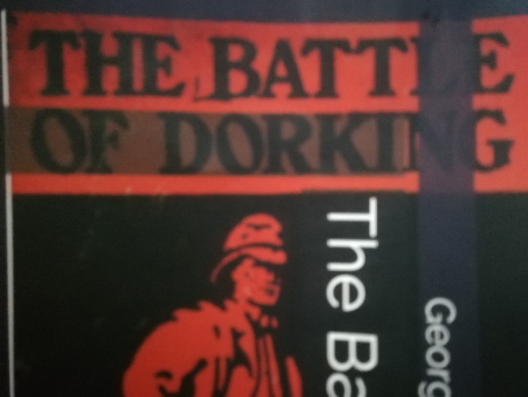 The Battle of Dorking was written in the 1870s by army officer George Chesney. After the Franco Prussian war he felt Britain could fall to invasion just as easily as France. His tale was designed to be a wake up call to British complacency in relying too much on the navy. The book is written from the point of view of a militia soldier on the front lines as the unnamed enemy who speak German and wear spiky helmets stomp across the countryside. The navy are destroyed by some secret weapon that is never explained to get them out of the way. With E gland conquered its empire is lost. Shocking. I'm looking to use the men who would be kings to create two small forces from the time period with no steam punk just armies from the time. The perry box sets for the Franco prussisn war are perfect along side the home service head options on the Zulu war British 