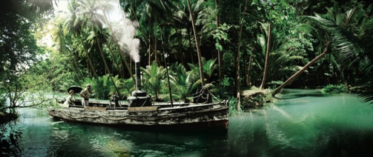 The boat as she appears in the movie. 