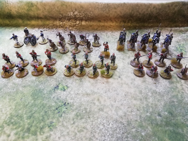 Late war force with lancers and some green jackets that just count as infantry but change the look a bit