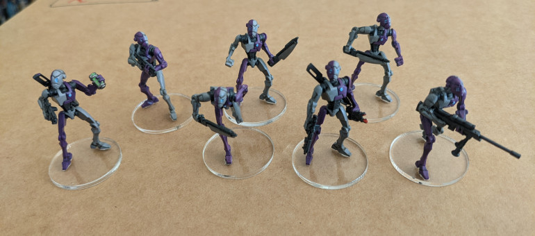 Minis #48-54 BX Commando Droids