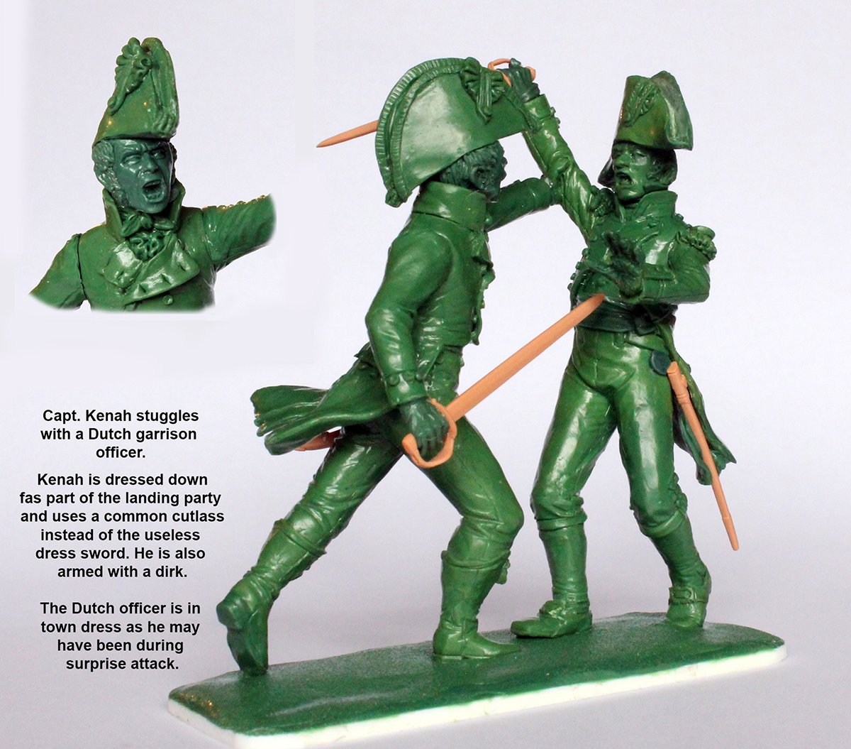 Captain Kenah Vs Dutch Garrison Officer - Perry Miniatures