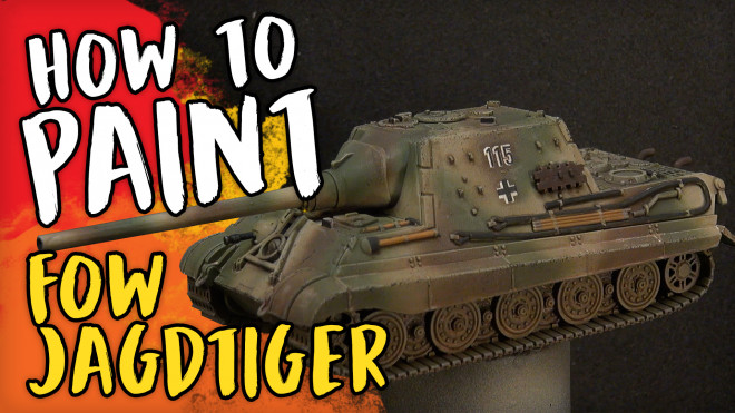 15mm Jagdtiger Painting Tutorial | Flames Of War