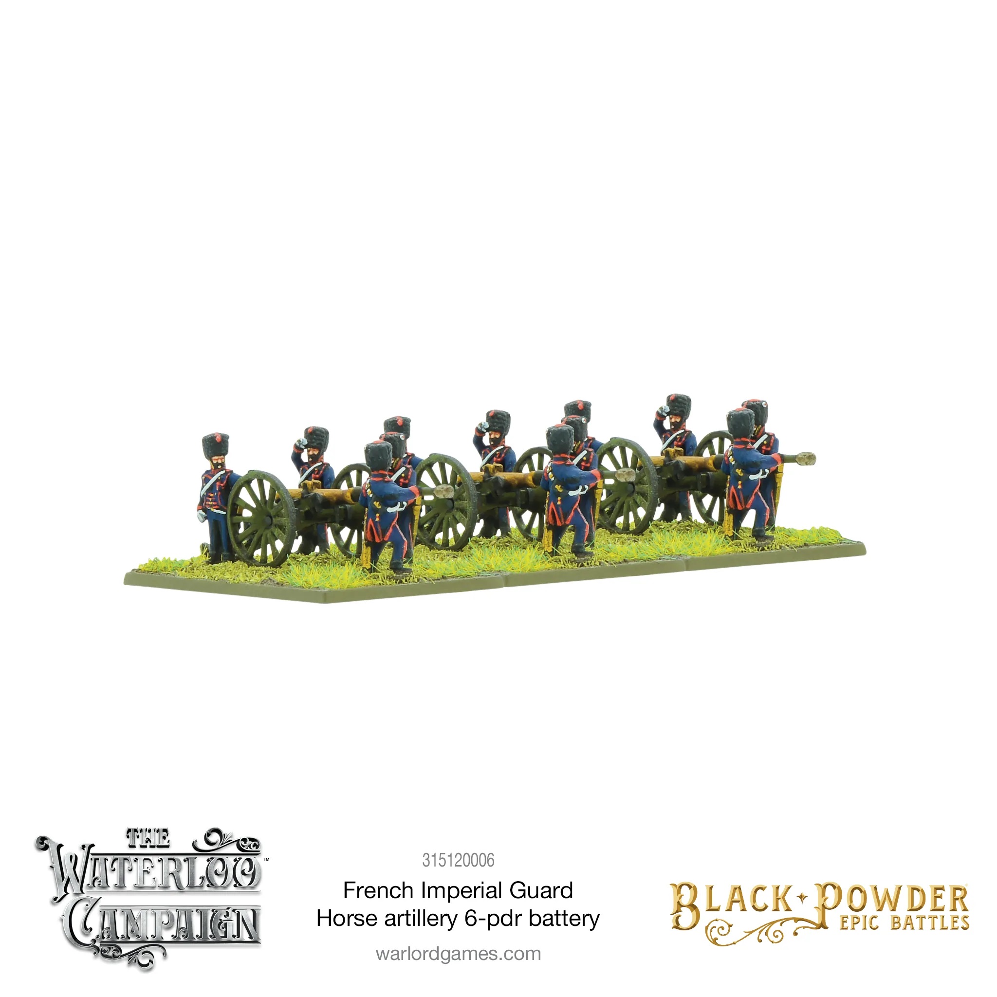 French Imperial Guard Horse Artillery - Black Powder Epic Battles