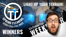 An Easy Way To Light Up Your Tabletop Terrain?! + Spring Clean Challenge Winners! #OTTWeekender