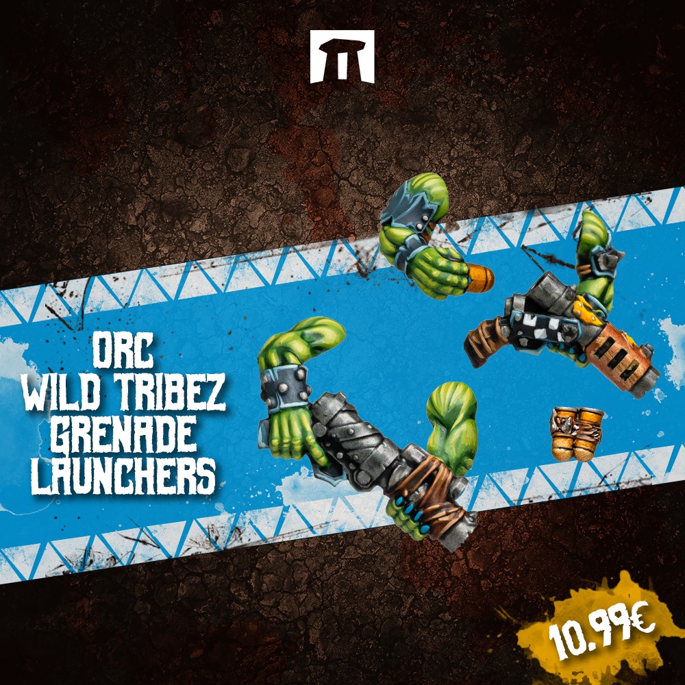 Orc Wild Tribez Grenade Launchers - Kromlech
