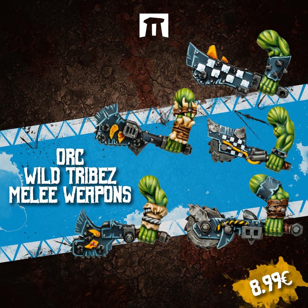 Orc Wild Tribez Melee Weapons - Kromlech