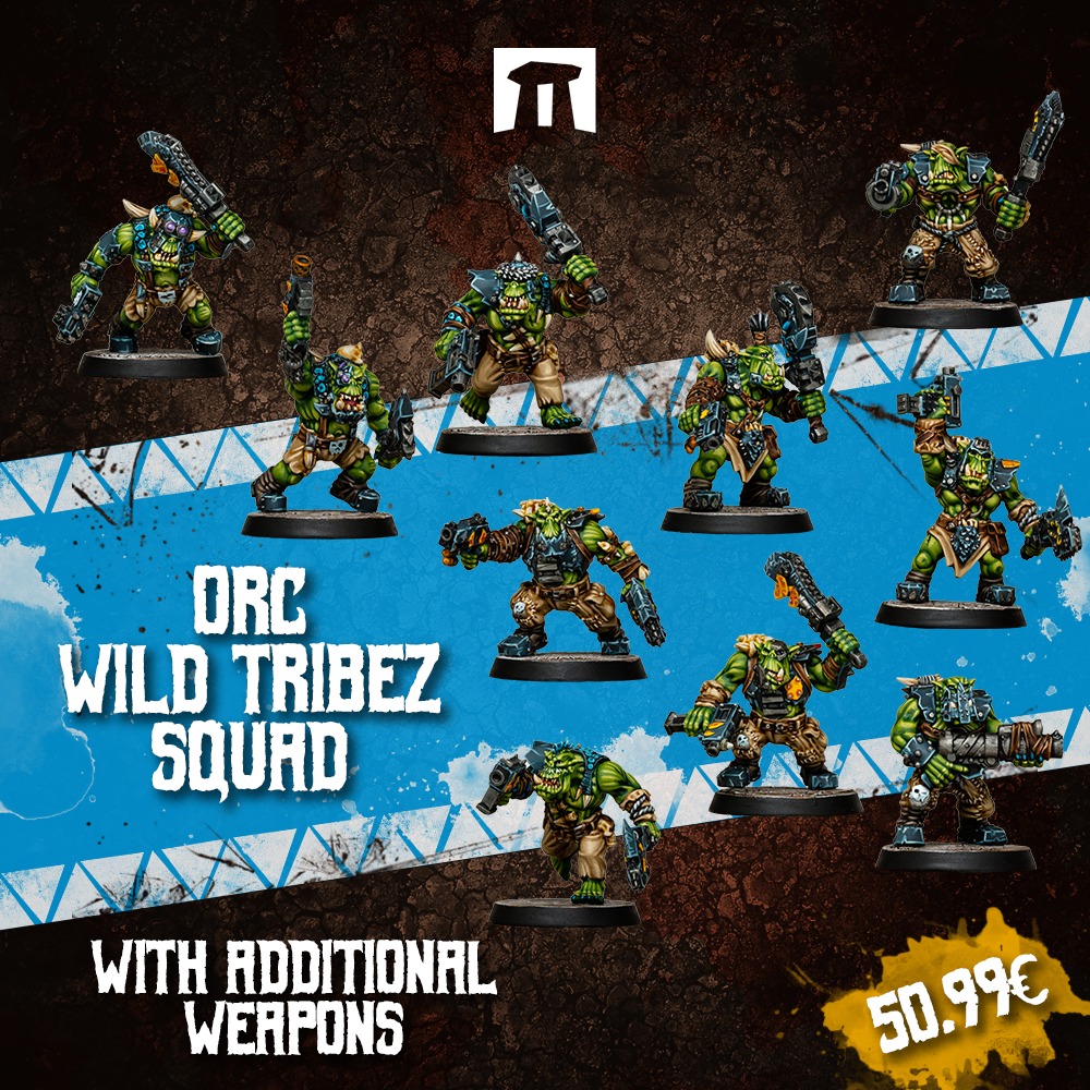 Orc Wild Tribez Squad - Kromlech