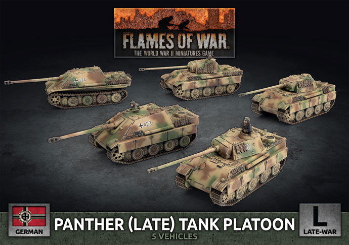 Panther Late Tank Platoon - Flames Of War