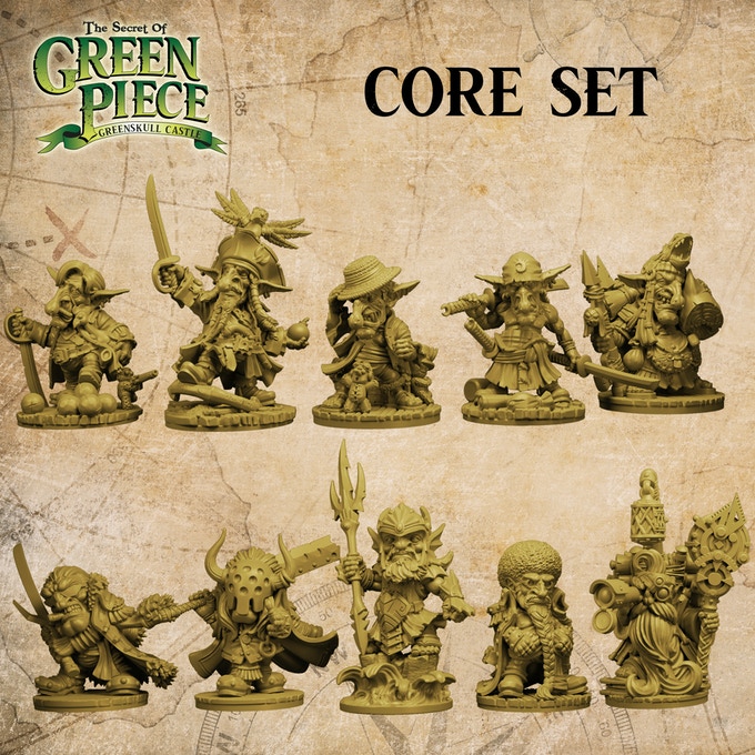 The Secret Of Green Piece Core Set - Emvicreative
