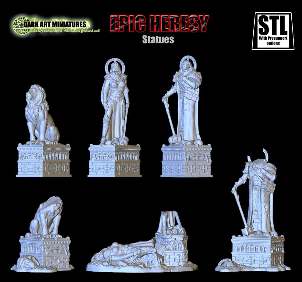 Dark Art Miniatures Venture Into 3D Printing With Epic Heresy