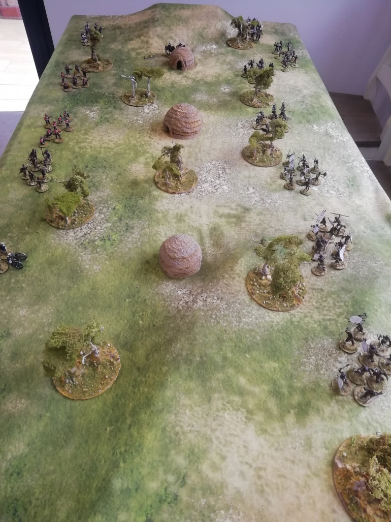 Seeking to retreave stolen ammunition the British launch a surprise attack on a Zulu village.  In response the induna spearheads a counter attack 