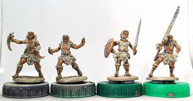 KDM Lion Armour sprue minis