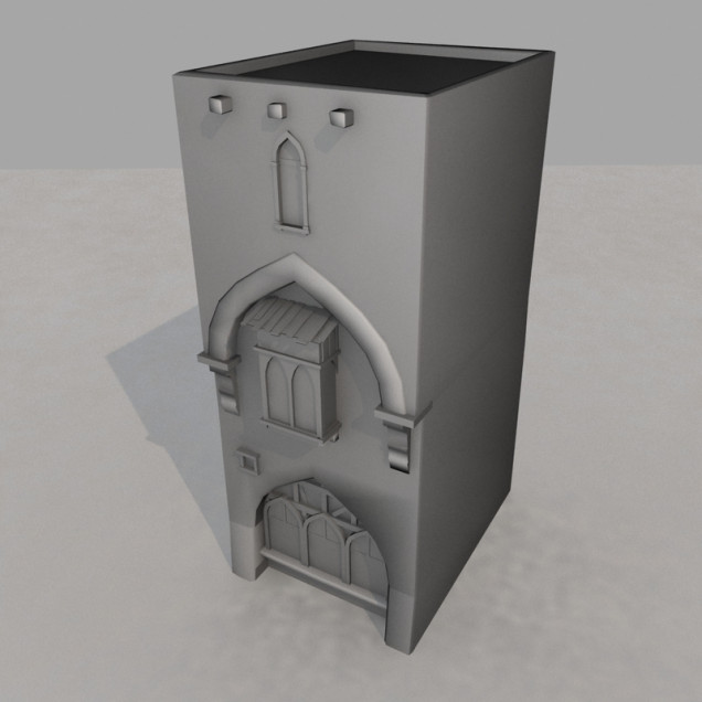 A thematic dice tower design