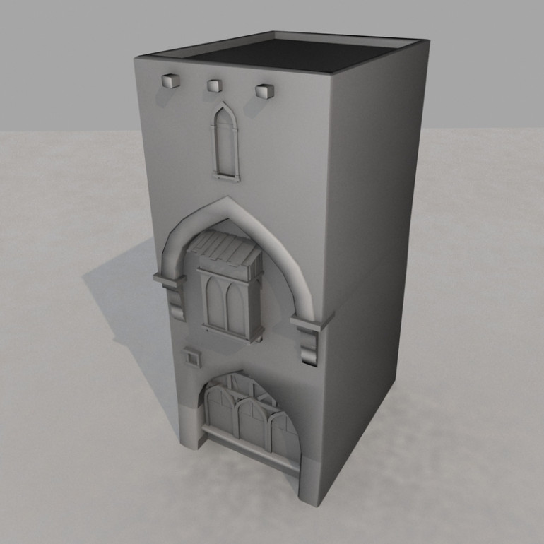 A thematic dice tower design