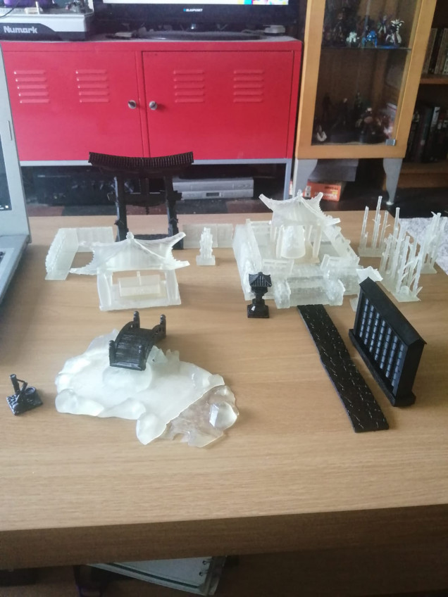 3D prints - some primed