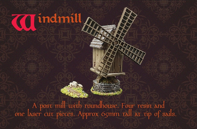 6mm Medieval Windmill - Philip Page