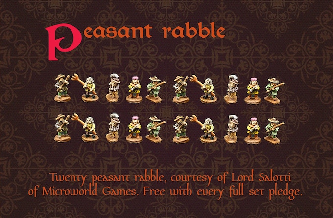 6mm Peasant Rabble - Philip Page