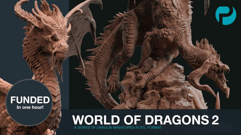 World Of Dragons 2: STL Files For Home Printing