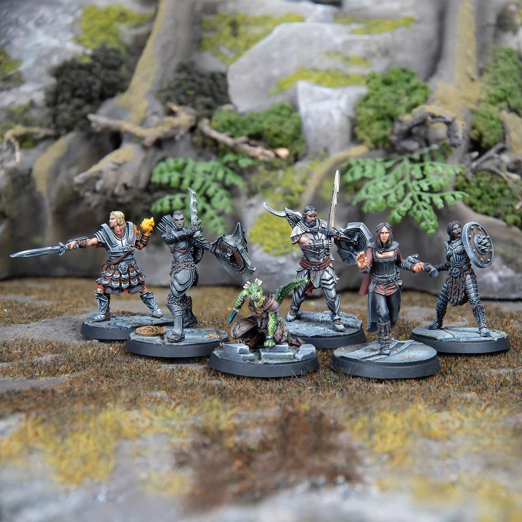 Adventurer Fortune Hunters Miniatures - Elder Scrolls Call To Arms