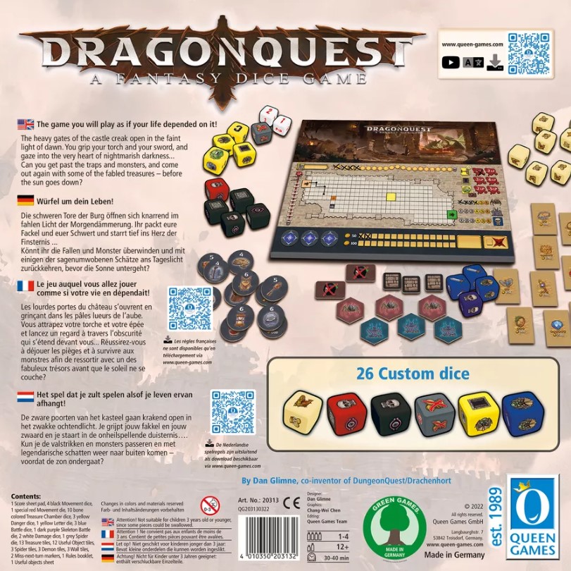 Back of the Box - Dragonquest