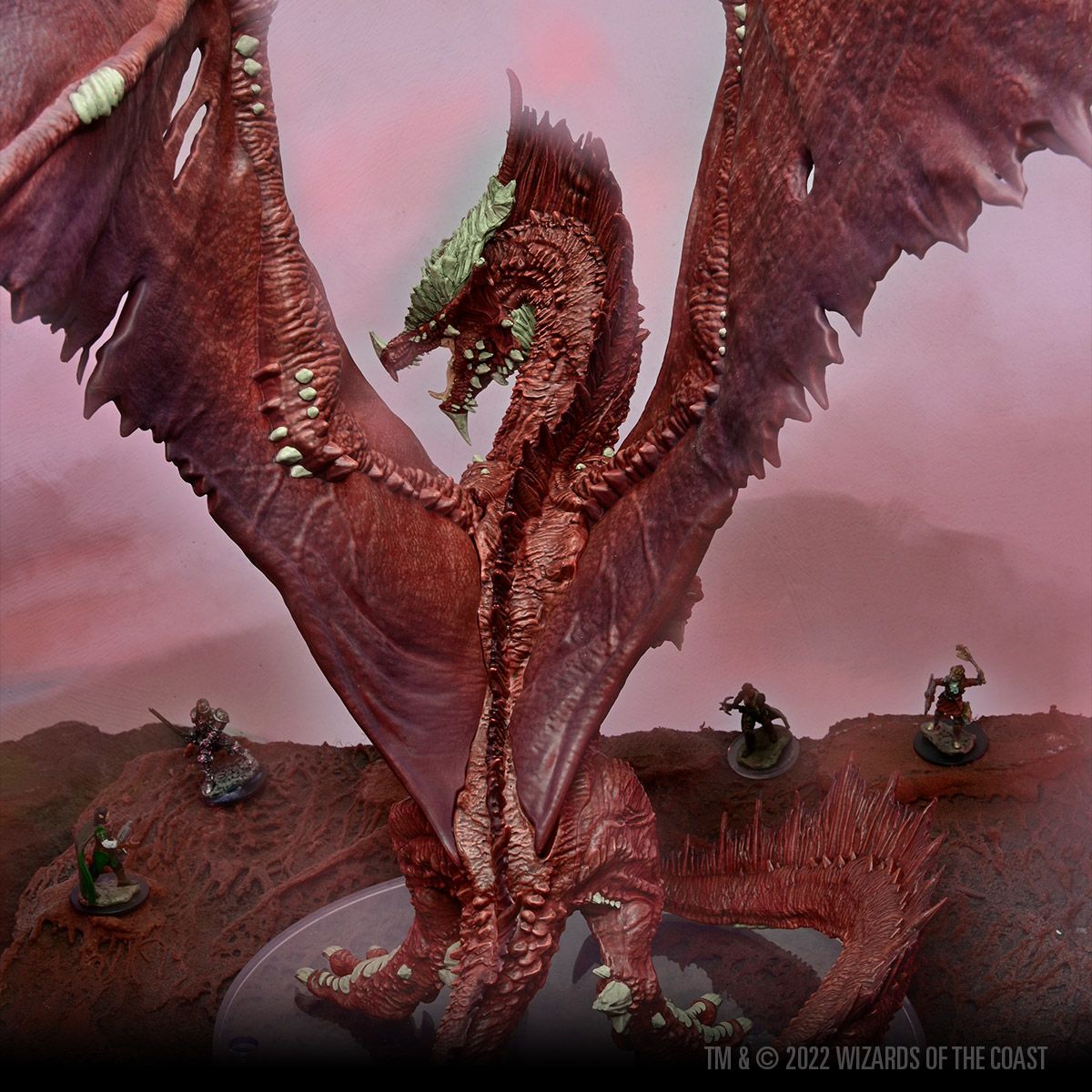 Balagos Ancient Red Dragon Rear - WizKids