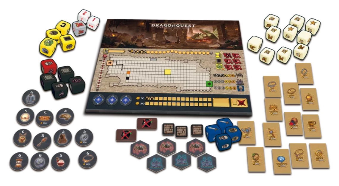 Board And Components Preview - Dragonquest