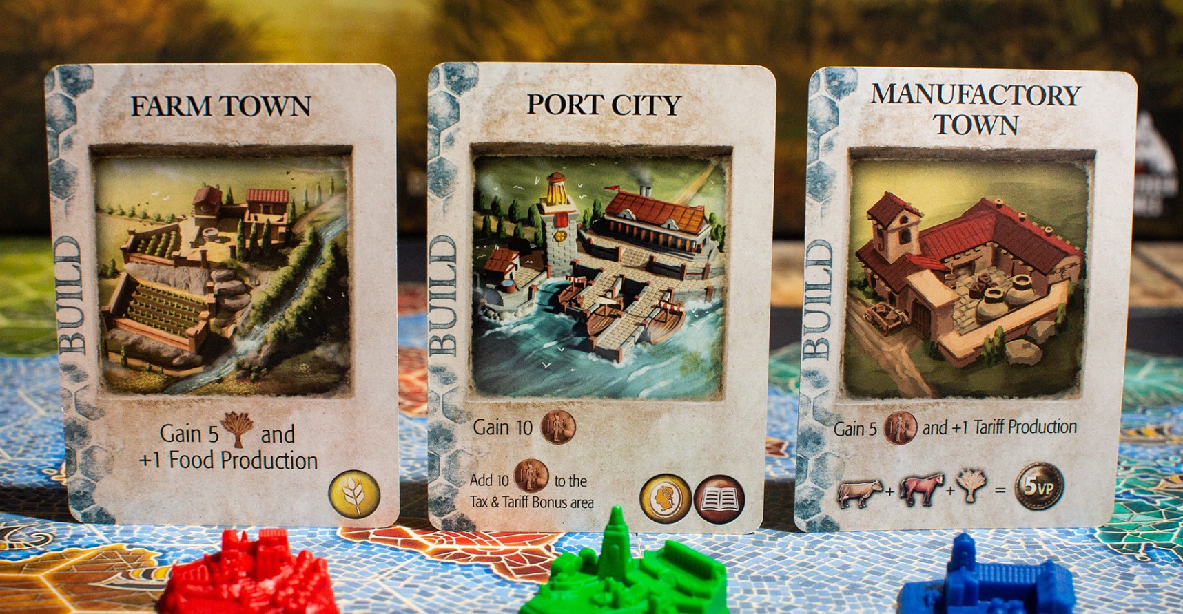 Cards And Components Preview - Mosaic A Story of Civilisation