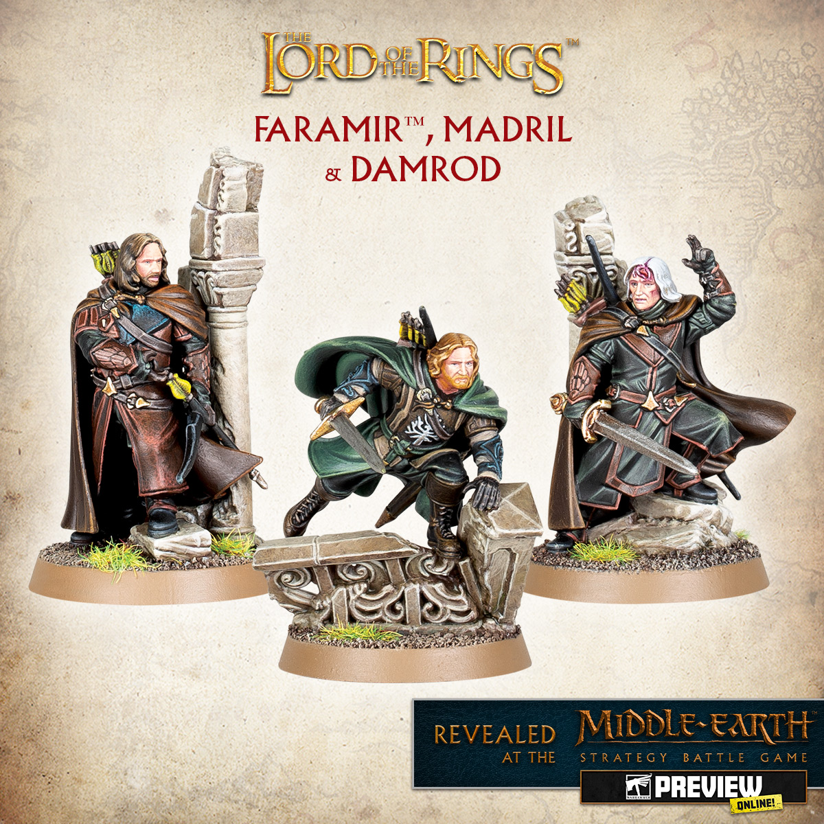 Faramir Madril & Damrod - Middle-earth Strategy Battle Game