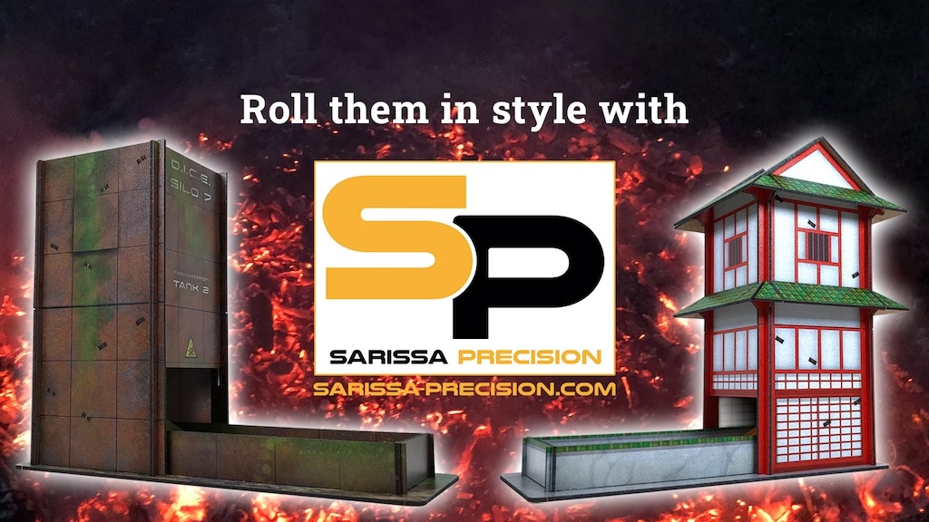 Full Colour Dice Towers - Sarissa Precision