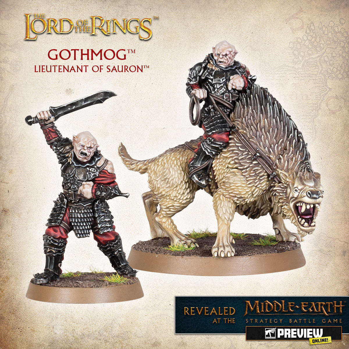 Gothmog Foot & Mounted - Middle-earth Strategy Battle Game