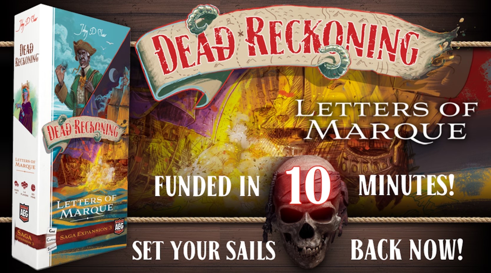 Letters of Marque - Dead Reckoning Kickstarter Image